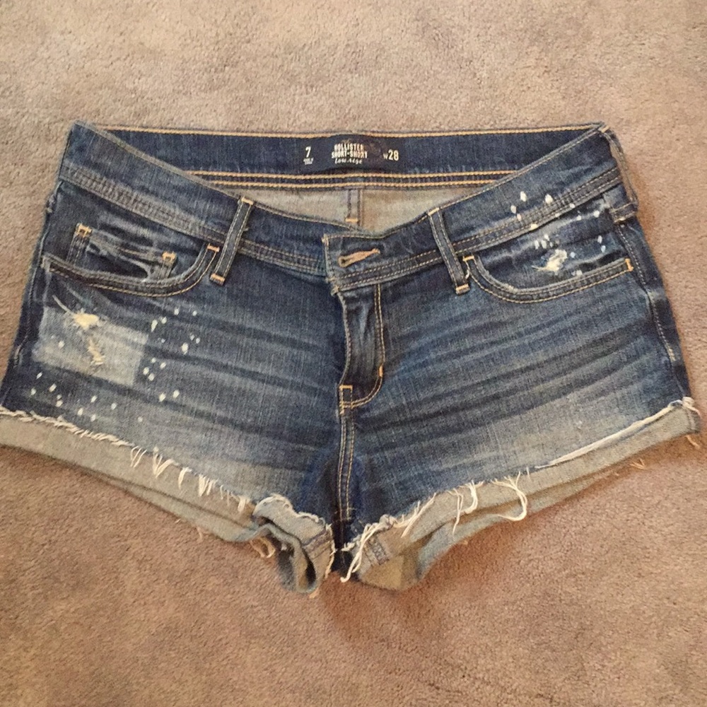 Hollister jean shorts size 7